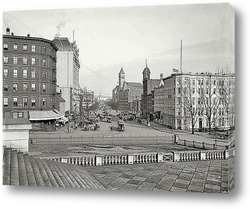  Южный Мидтаун. Небоскреб Flatiron Building. 1902 г.