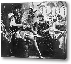   Марлен Дитрих в фильме<Голубые ангелы>.1930г.