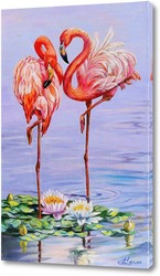   Постер Свидание фламинго