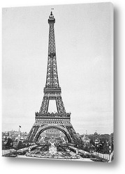  Ночной Париж и Эйфелева башня