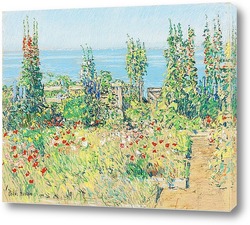  Цветочный сад на берегу острова