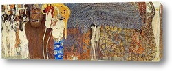   Картина Бетховенский фриз - Враждебные силы (полный вид) (1902)