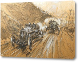   Постер Peugeot берет на себя инициативу, 1913