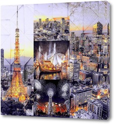   Постер Ночной Токио