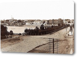    Вид на Тарасовскую набережную,Екатеринбург 1880