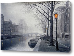   Постер Вечерний Амстердам
