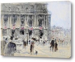   Постер Париж, опера