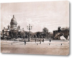    Исакиевский собор и Медный всадник 1907  –  1912 1912 Россия 1912 Санкт-Петербург 1912 Адмиралтейски