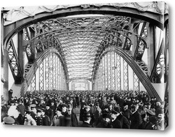   Постер Открытие моста Петра Великого 1911