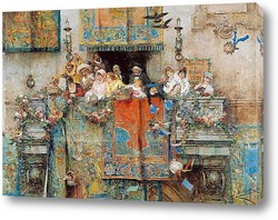   Постер Карнавал в Риме, 1881