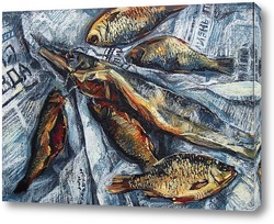   Картина Натюрморт с рыбой