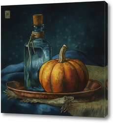  Акварель "Рогоз"