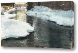   Картина Таяние льда, 1887