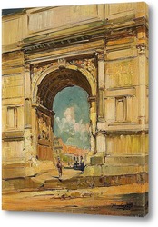   Постер Триумфальная арка и Колизей 