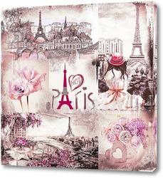   Постер Прекрасный Париж