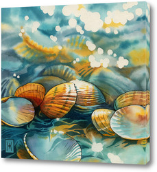  Акварель "Рогоз"