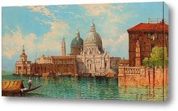   Картина Венецианский канал с Санта-Мария-делла-Салюте