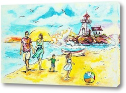   Картина Морская прогулка