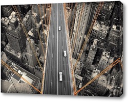   Постер Мост над Нью-Йорком