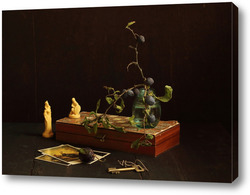   Постер ветка дикой сливы