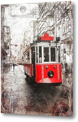   Постер Красный трамвай