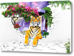   Постер Тигры 4092