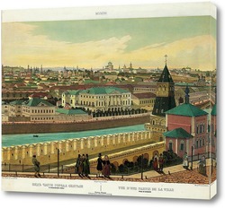    Вид части города, снятый с Кремлевской стены. Видна церковь Благовещения на Житном дворе в Кремле 18