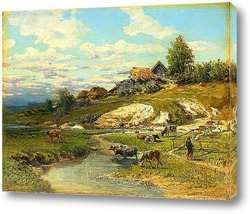    Деревенский пейзаж, 1880