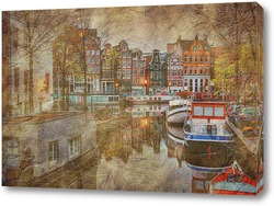   Постер Пейзажи Амстердама