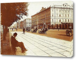    Невский проспект у Гостиного двора 1913  –  1914