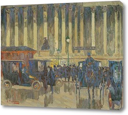   Картина Площади Бурс, Париж