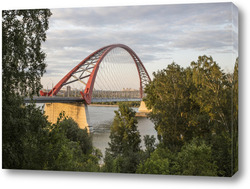   Постер Мост через реку Обь