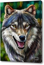   Картина Волк