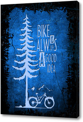   Постер Горный Велосипед