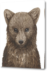   Постер Медвежонок, серия "Лесные животные"