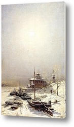  Амстердам. Башня Монталбан. 1870