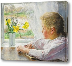    Девочка у окна