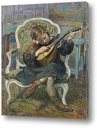    Маленький игрок мандолины (Марта Лебаск), 1905