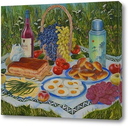   Картина "завтрак на траве"