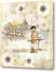   Постер Путешествие по Италии