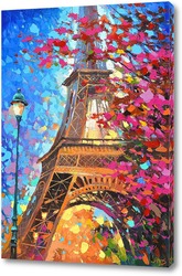  Париж Гуляя под зонтом