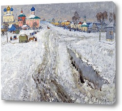    Русский город под снегом
