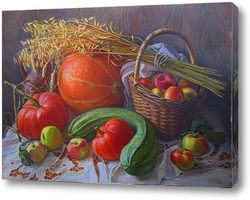    Тыквы и яблоки