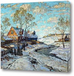    Поосле снегопада в деревне