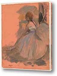   Постер Танцовщица сидит 