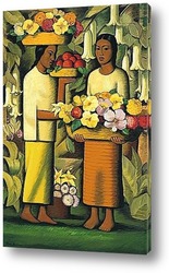   Постер Женщины с цветами
