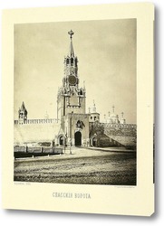  Никольская башня Московского Кремля,1883