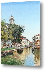  Гондолы на венецианском канале