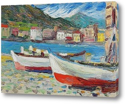  Картина Рапалло, Лодки