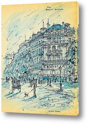  Бульвар Капуцинов в Париже